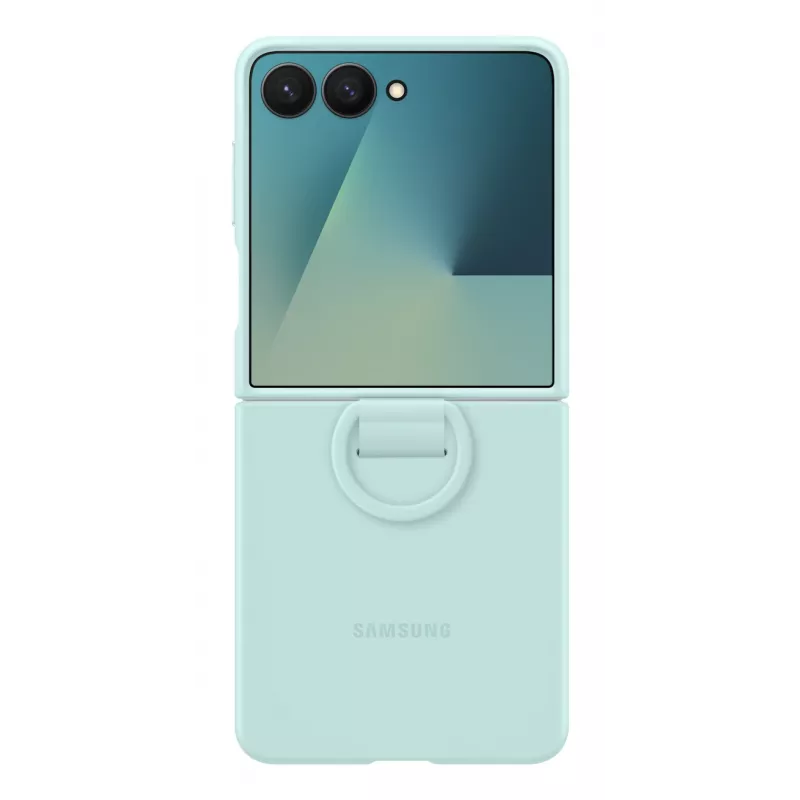 Samsung Ring Case (silikonowe) do Galaxy Z Flip7, etui, Samsung, Galaxy Z Flip7, 17,5 cm (6,9 cala), kolor miętowy