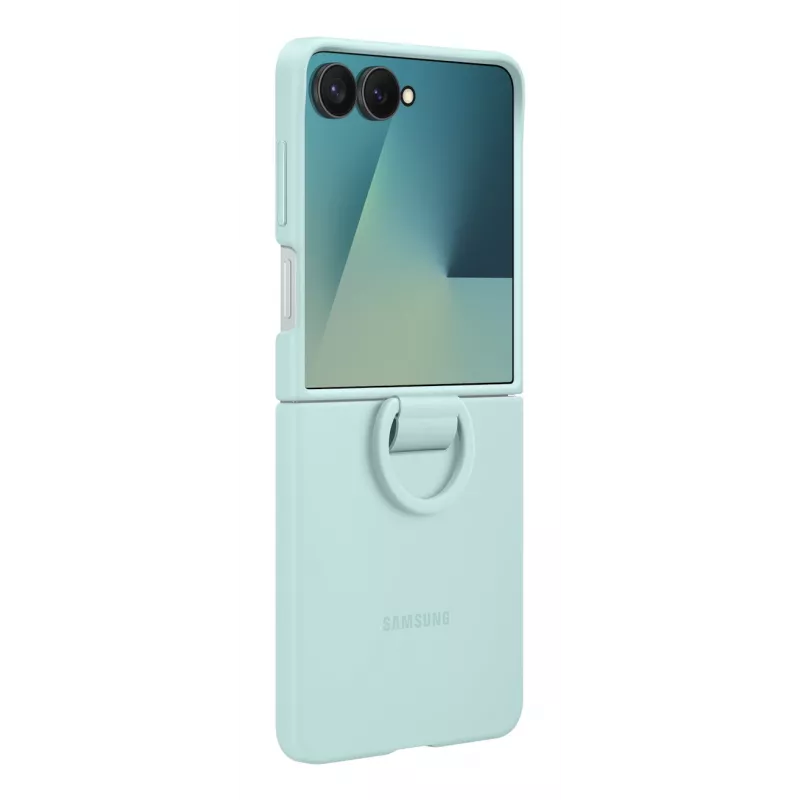 Samsung Ring Case (silikonowe) do Galaxy Z Flip7, etui, Samsung, Galaxy Z Flip7, 17,5 cm (6,9 cala), kolor miętowy