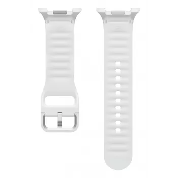 Sportowy pasek Samsung (S/M) do Galaxy Watch8 | Watch8 Classic, Pasek, Smartwatch, Biały, Samsung, Galaxy Watch8 | Watch8, Guma