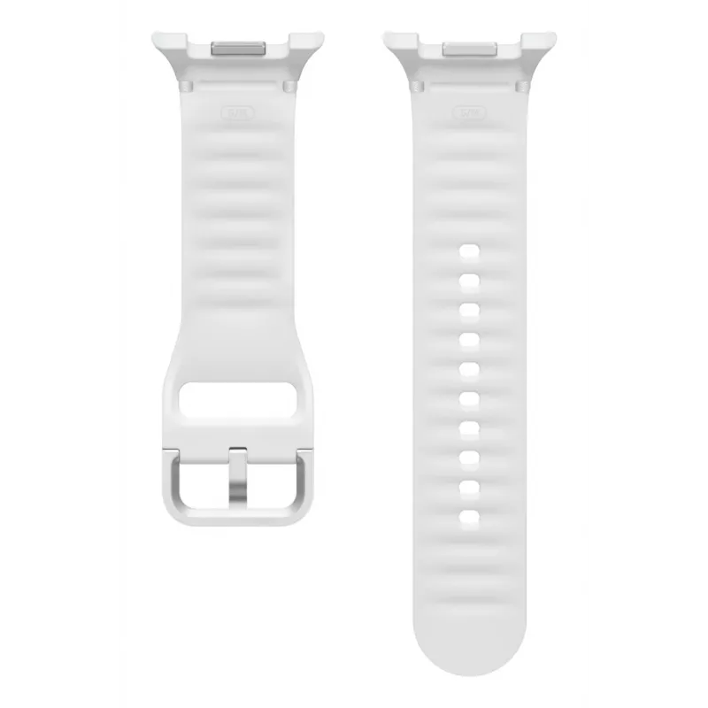 Sportowy pasek Samsung (S/M) do Galaxy Watch8 | Watch8 Classic, Pasek, Smartwatch, Biały, Samsung, Galaxy Watch8 | Watch8, Guma