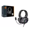 Conceptronic ATHAN Stereofoniczny zestaw słuchawkowy do gier, przewodowy, 20–20000 Hz, Gaming, 477 g, Zestaw słuchawkowy, Czarny