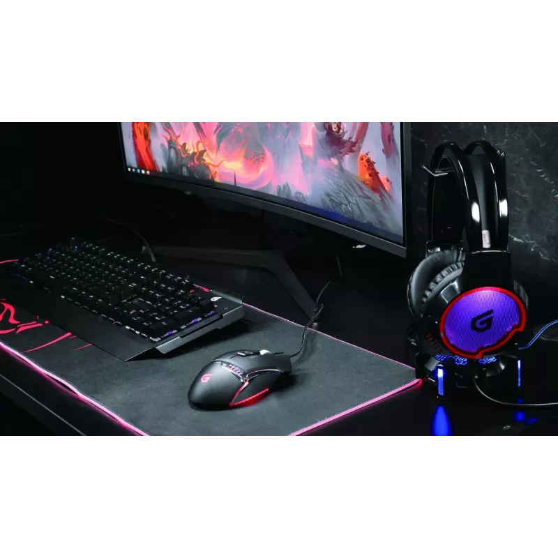 Conceptronic DJEBBEL 8, mysz gamingowa USB, 8 programowalnych przycisków, 4000 DPI