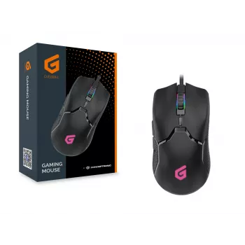Mysz Gamingowa Conceptronic DJEBBEL 6D, 7200 DPI, dla praworęcznych, optyczna, USB Typ-A, 7200 DPI, czarna
