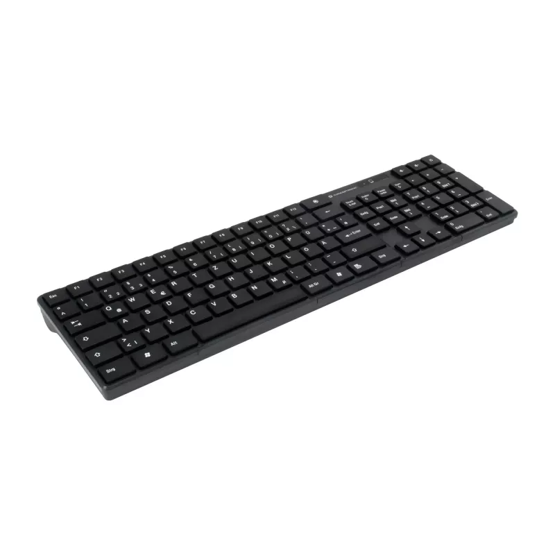 Conceptronic ORAZIO01DE klawiatura Mysz w zestawie Dom RF Bezprzewodowa QWERTZ Niemiecki Czarny