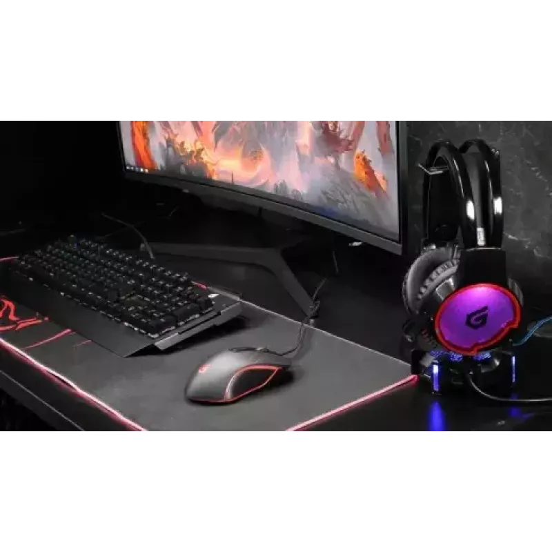 Conceptronic KRONIC Mechaniczna klawiatura gamingowa, RGB, układ włoski