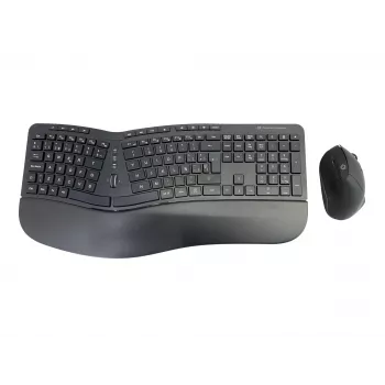 Conceptronic ORAZIO ERGO Bezprzewodowy ergonomiczny zestaw klawiatury i myszy, układ hiszpański