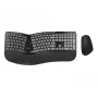 Conceptronic ERGO Bezprzewodowy ergonomiczny zestaw klawiatury i myszy, QWERTY EN (US)