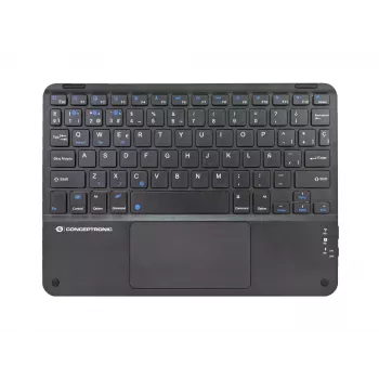 Conceptronic TOBIN01BES 10-calowa klawiatura Bluetooth z touchpadem, QWERTY hiszpańska