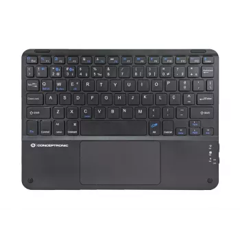 Conceptronic TOBIN01BPT 10-calowa klawiatura Bluetooth z touchpadem, QWERTY portugalski