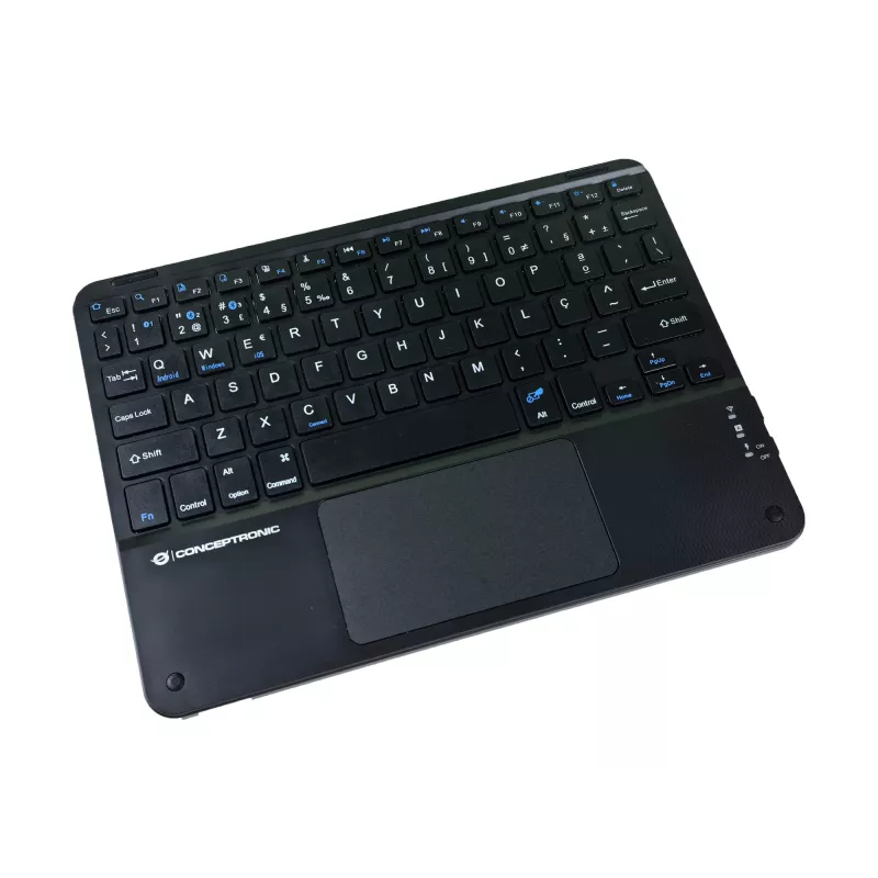 Conceptronic TOBIN01BPT 10-calowa klawiatura Bluetooth z touchpadem, QWERTY portugalski