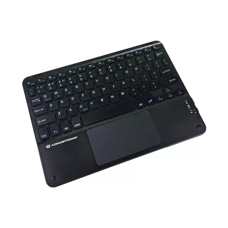 Conceptronic TOBIN01BUS 10-calowa klawiatura Bluetooth z touchpadem, QWERTY EN (US)