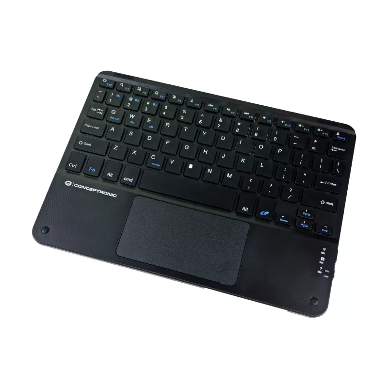 Conceptronic TOBIN01BUS 10-calowa klawiatura Bluetooth z touchpadem, QWERTY EN (US)
