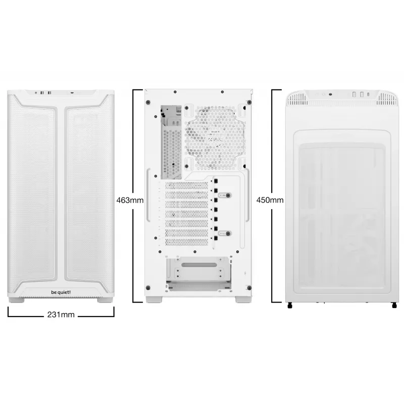 be quiet Pure Base 501 DX biały Midi Tower