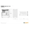 be quiet Pure Base 501 DX biały Midi Tower