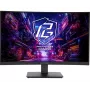 ASROCK Monitor gamingowy - Pg27qrt1b - 27 cali - 2560 x 1440 QHD - Zakrzywiony 180 Hz - Czarny