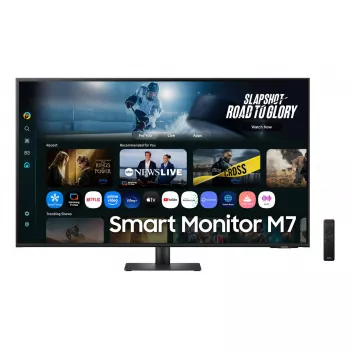 Monitor komputerowy Samsung M7 M70F 109,2 cm (43 cale) 3840 x 2160 pikseli 4K Ultra HD LCD Czarny