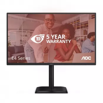 Monitor komputerowy AOC 27E4U 68,6 cm (27 cali) 1920 x 1080 pikseli Full HD LED Czarny