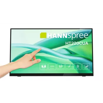 Monitor komputerowy Hannspree HT220CUA 54,5 cm (21,4 cala) 1920 x 1080 pikseli Full HD LED Dotykowy Czarny