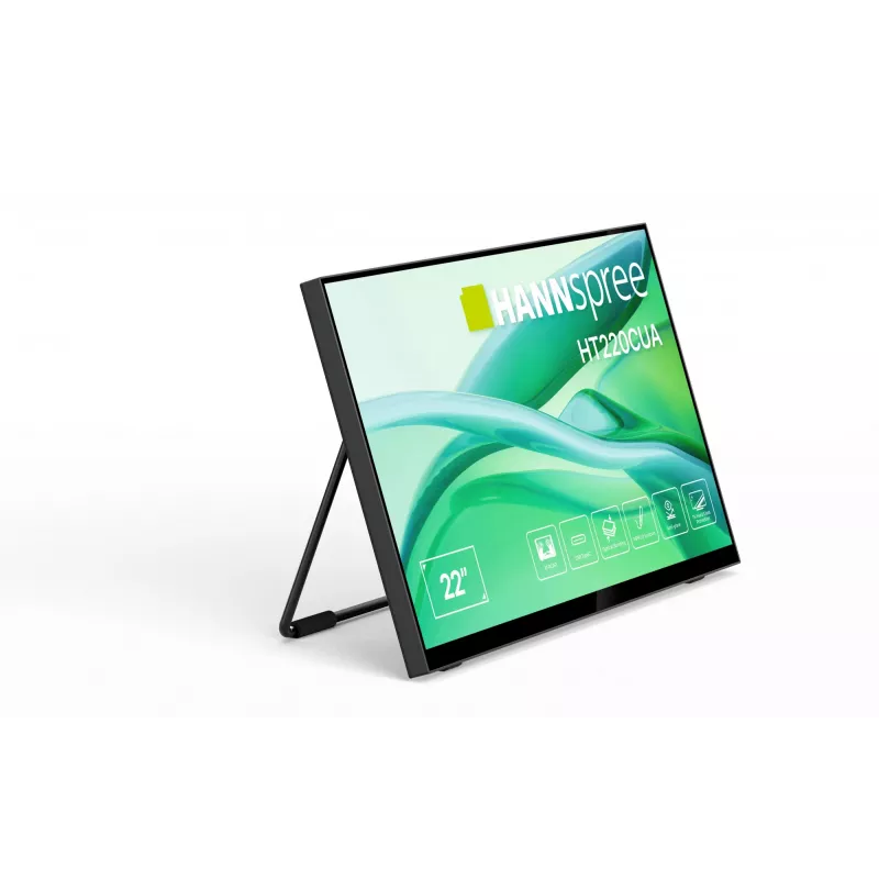 Monitor komputerowy Hannspree HT220CUA 54,5 cm (21,4 cala) 1920 x 1080 pikseli Full HD LED Dotykowy Czarny