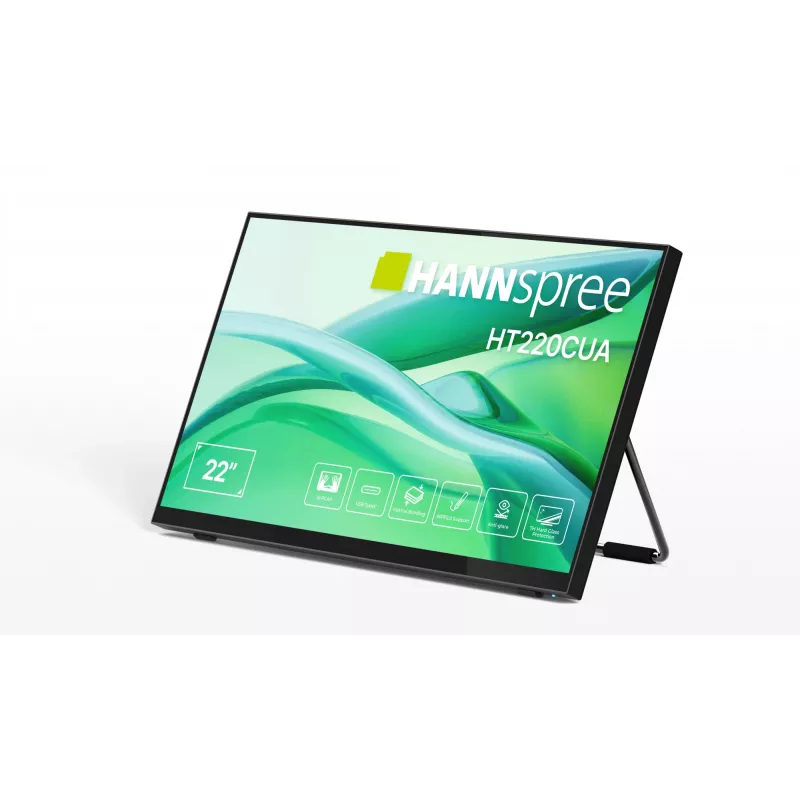 Monitor komputerowy Hannspree HT220CUA 54,5 cm (21,4 cala) 1920 x 1080 pikseli Full HD LED Dotykowy Czarny