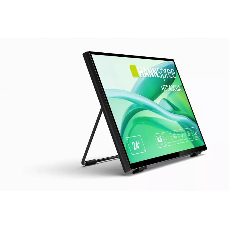 Monitor komputerowy Hannspree HT240CUA 60,5 cm (23,8 cala) 1920 x 1080 pikseli Full HD LED Dotykowy Czarny