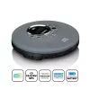 Osobisty odtwarzacz CD Lenco CD-400GY Antracyt Odtwarzanie MP3 Odporny na wstrząsy 40s
