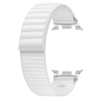 Pasek Samsung Fabric Band S/M do Galaxy Watch8, biały