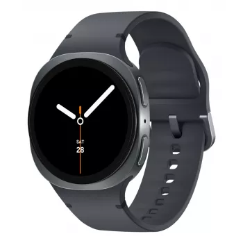 Samsung Galaxy Watch 8 3,3 cm (1,3 cala) AMOLED 40 mm Cyfrowy 438 x 438 pikseli Ekran dotykowy Grafit Wi-Fi GPS (satelitarny)