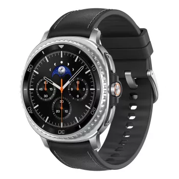 Samsung Galaxy Watch8 Classic 46mm Czarny Bluetooth/Wi-Fi Hybrydowy Pasek Eko-Skóra S/M/L (SM-L500NZKADBT)