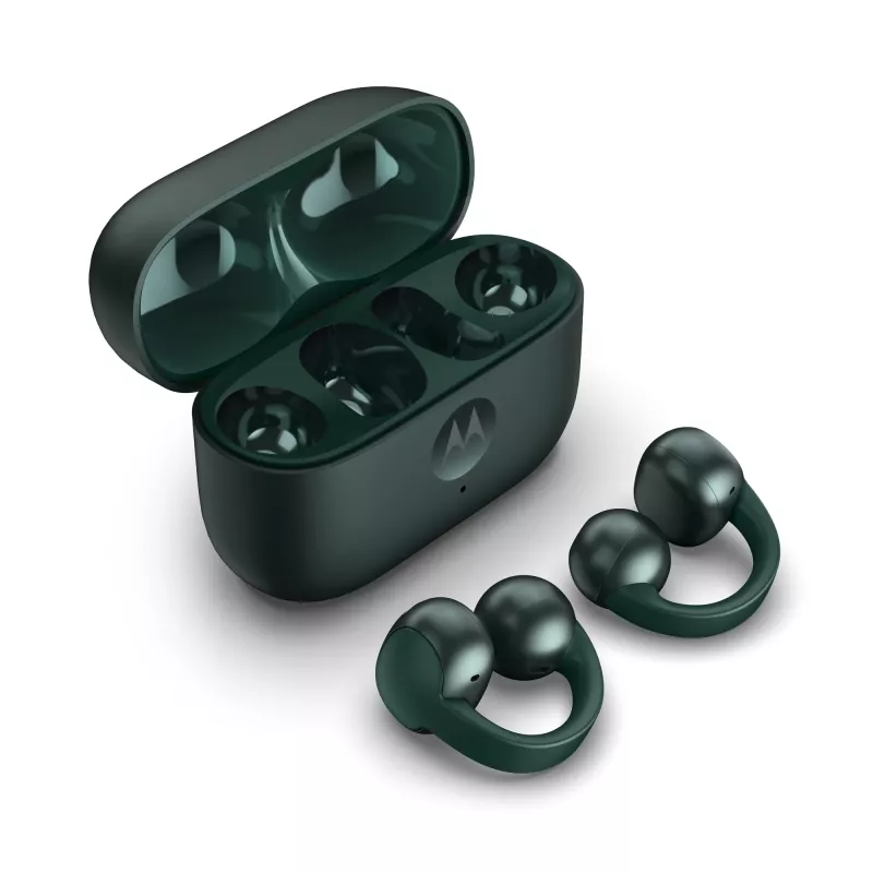 Motorola moto buds loop Zestaw słuchawkowy Bezprzewodowy Zauszny Rozmowy/Muzyka/Sport/Codzienność Bluetooth Zielony