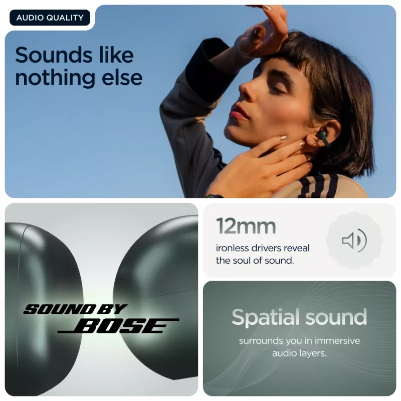Motorola moto buds loop Zestaw słuchawkowy Bezprzewodowy Zauszny Rozmowy/Muzyka/Sport/Codzienność Bluetooth Zielony