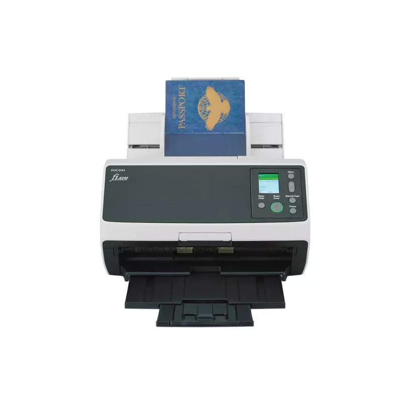 Skaner Ricoh fi-8190 ADF + podajnik ręczny 600 x 600 DPI A4 Czarny, Szary
