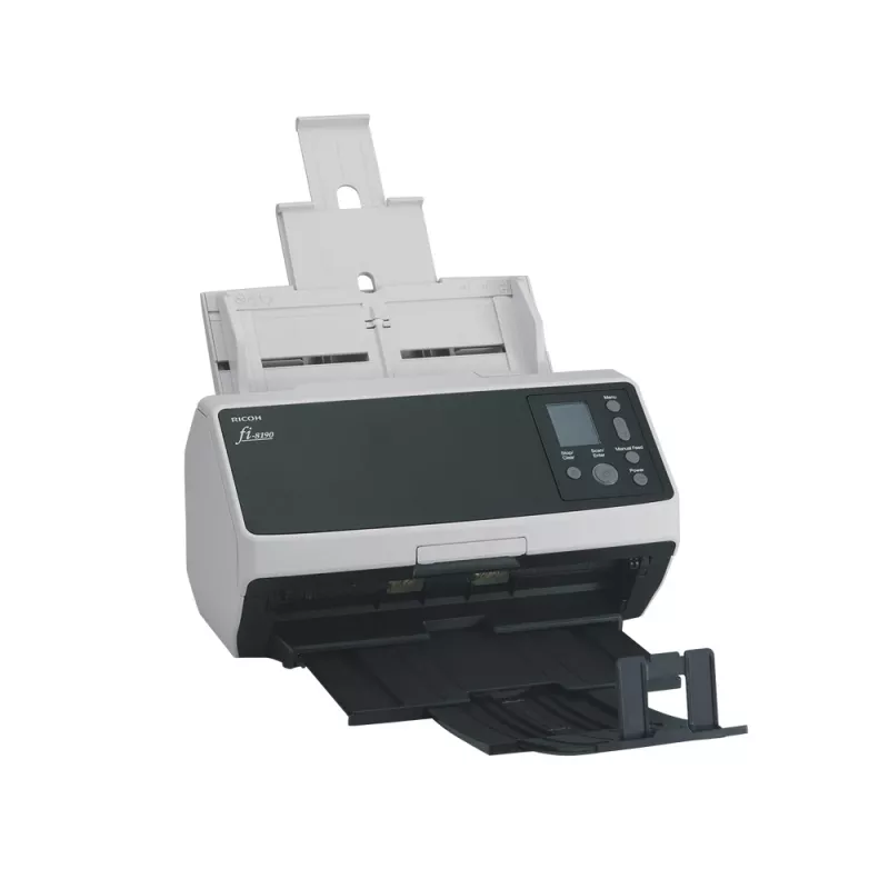 Skaner Ricoh fi-8190 ADF + podajnik ręczny 600 x 600 DPI A4 Czarny, Szary