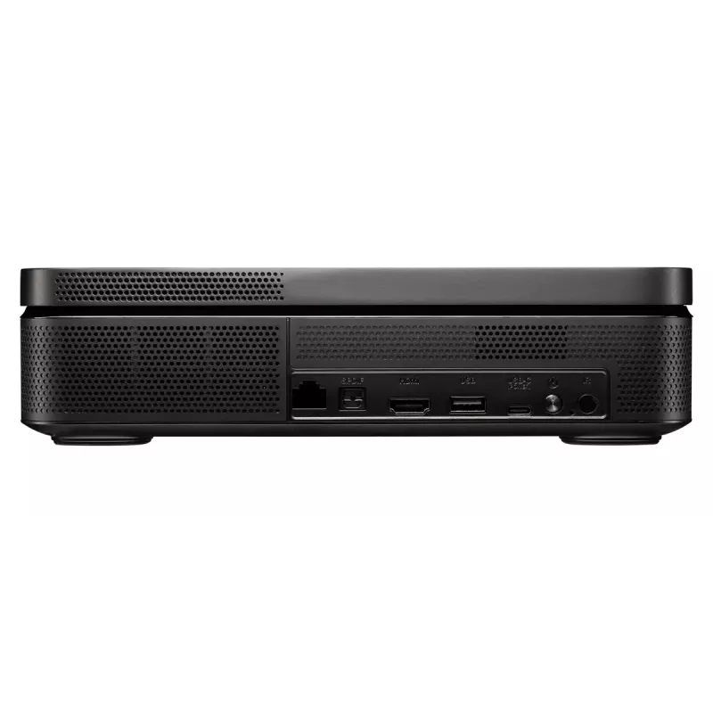 Projektor standardowy o krótkim rzucie OPTOMA Photon Go 650 ANSI lumenów DLP 1080p, współczynnik rzutu 0,18:1, 16:9, laser, Wi‑Fi, Ethernet, głośniki 10 W