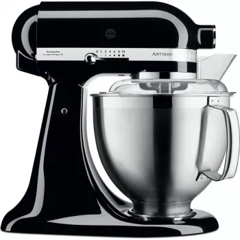 KitchenAid food processor Artisan 5KSM185PS — 4.8 L stainless steel bowl, 300 W, 10 speeds, Czarny