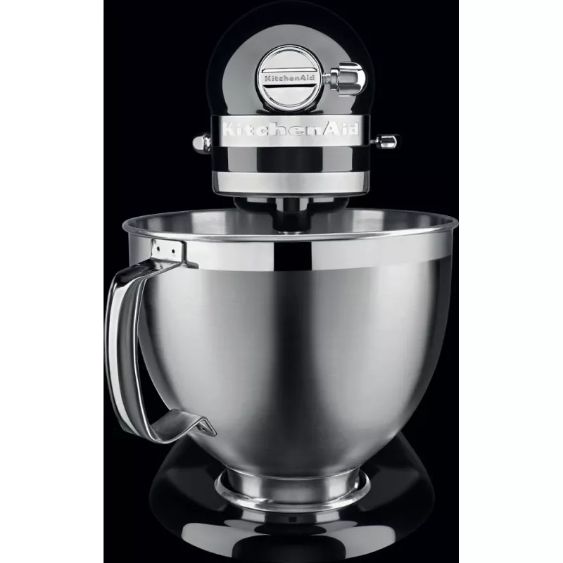 KitchenAid food processor Artisan 5KSM185PS — 4.8 L stainless steel bowl, 300 W, 10 speeds, Czarny