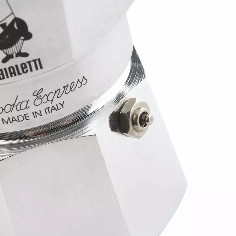 Kafeterka BIALETTI Moka Express 0,2 l aluminium czarny — 3 filiżanki (200 ml), nie do indukcji