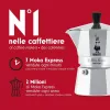 Kafeterka BIALETTI Moka Express 0,2 l aluminium czarny — 3 filiżanki (200 ml), nie do indukcji