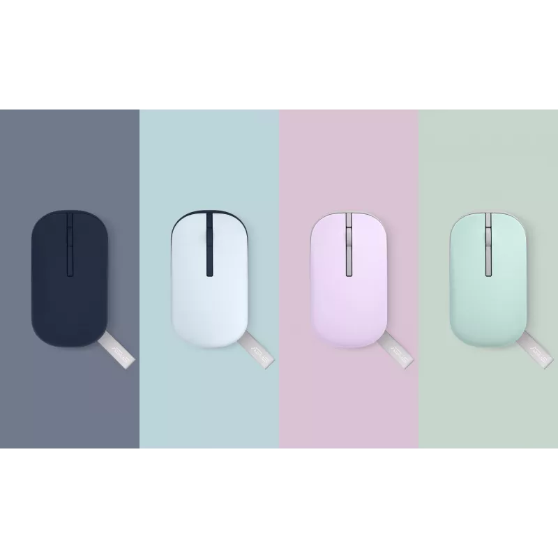 Mysz ASUS Marshmallow MD100 biurowa symetryczna RF Wireless + Bluetooth optyczna 1600 DPI