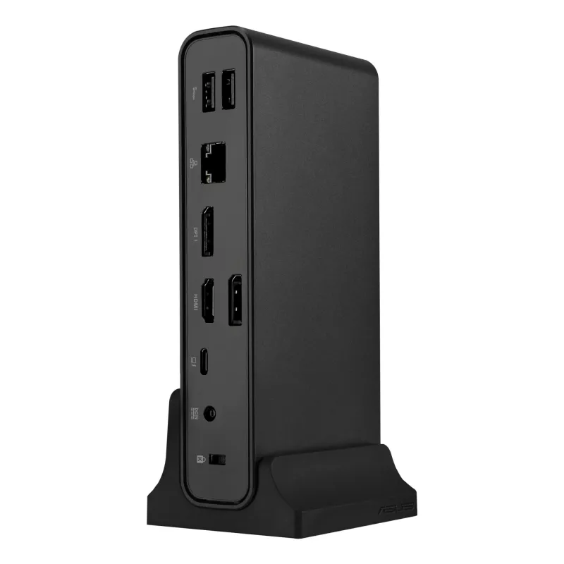 ASUS Triple Display USB-C Dock Duo DC301 Przewodowy Czarny
