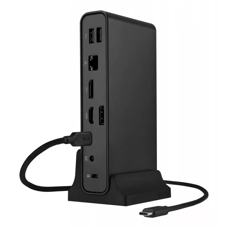 ASUS Triple Display USB-C Dock Duo DC301 Przewodowy Czarny