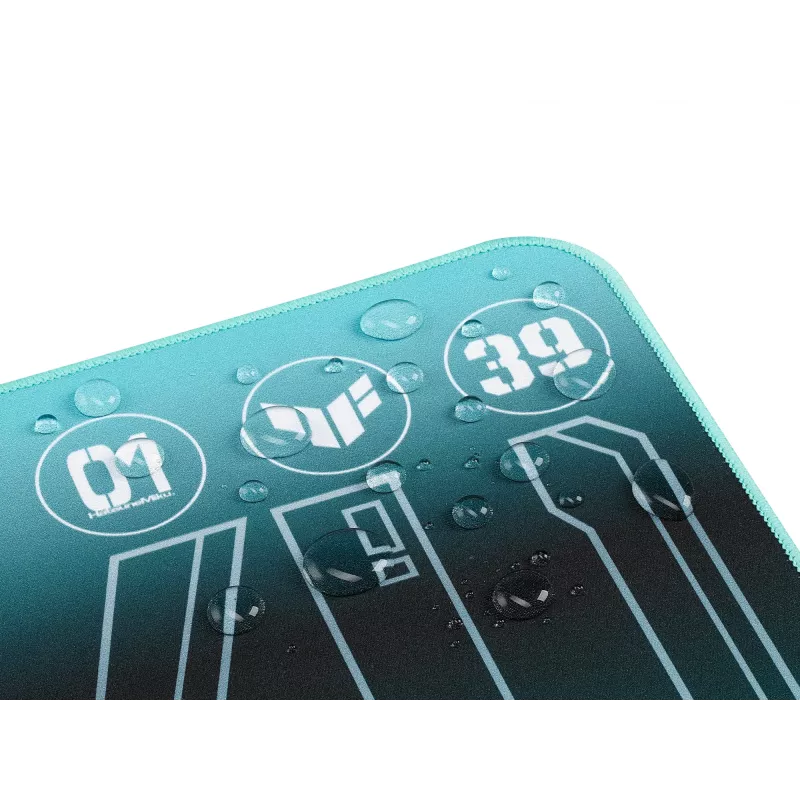 Podkładka pod mysz gamingowa ASUS TUF Gaming P1 Hatsune Miku Edition Turkusowa
