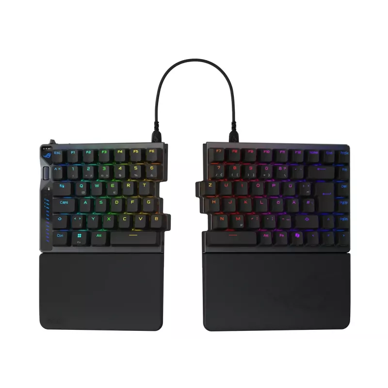 ASUS ROG Falcata klawiatura Gaming USB + RF Wireless + Bluetooth QWERTZ niemiecki Czarny