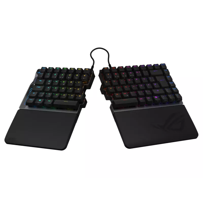 ASUS ROG Falcata klawiatura Gaming USB + RF Wireless + Bluetooth QWERTZ niemiecki Czarny