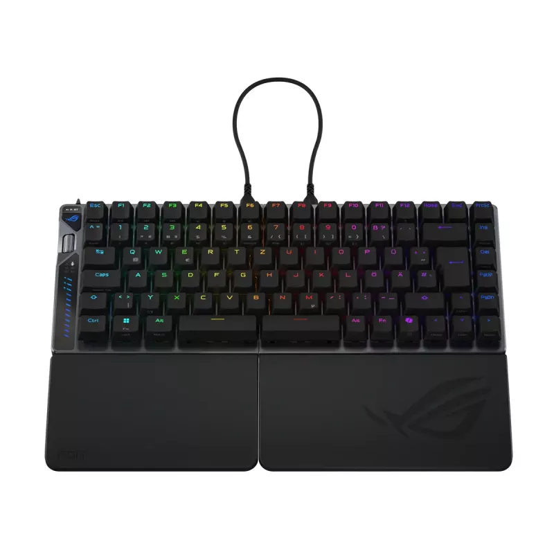 ASUS ROG Falcata klawiatura Gaming USB + RF Wireless + Bluetooth QWERTZ niemiecki Czarny