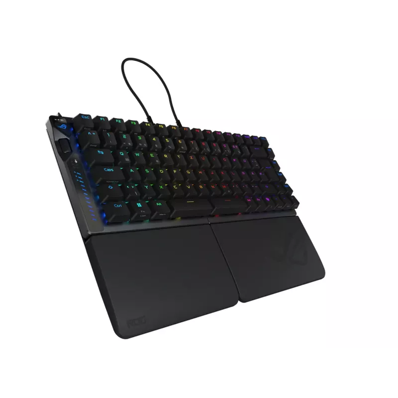 ASUS ROG Falcata klawiatura Gaming USB + RF Wireless + Bluetooth QWERTZ niemiecki Czarny