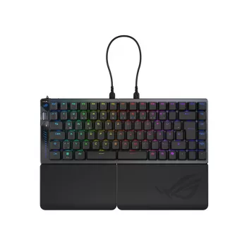 ASUS ROG Falcata klawiatura Gaming USB + RF Wireless + Bluetooth QWERTZ niemiecki Czarny