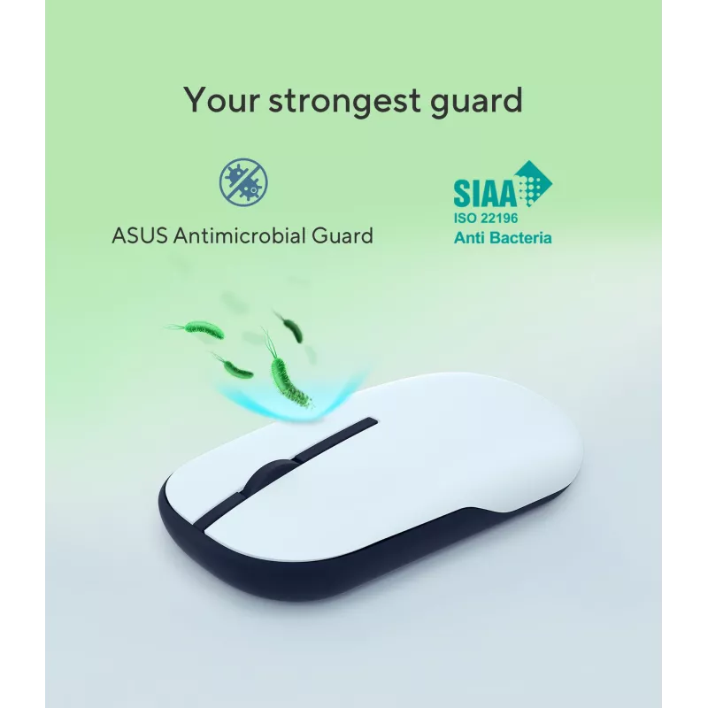 ASUS Marshmallow MD100 mysz biurowa symetryczna RF Wireless + Bluetooth optyczna 1600 DPI
