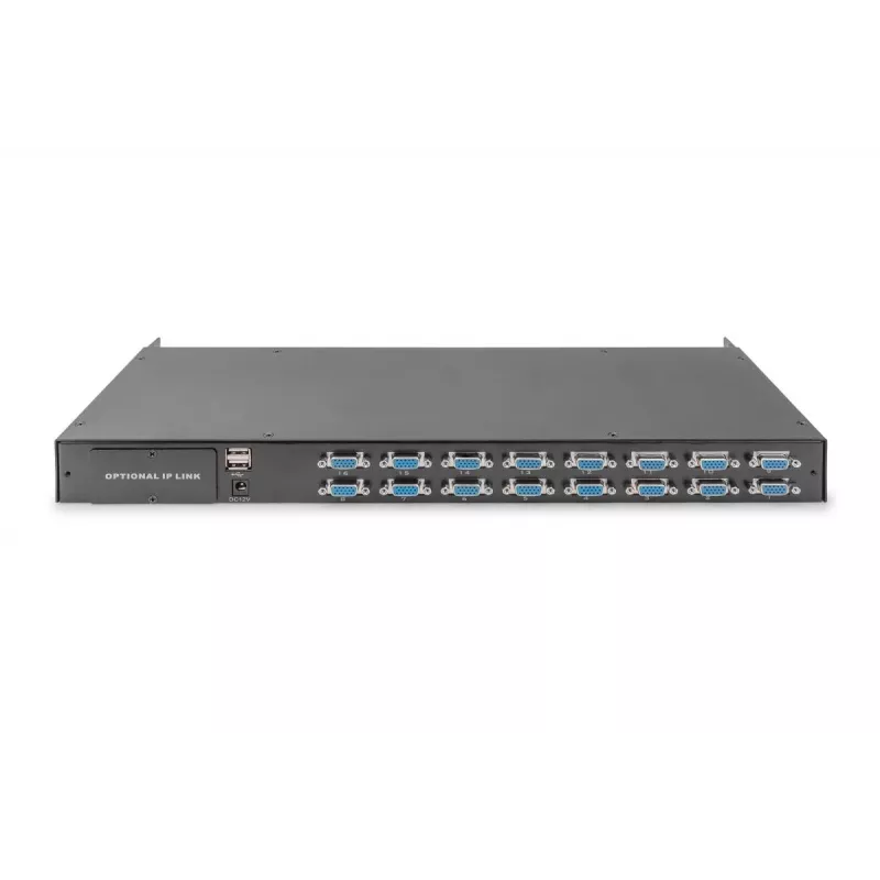 DIGITUS Modularny przełącznik KVM 16-portowy do modułowej konsoli KVM