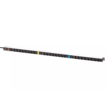 DIGITUS IT BASIC PDU. 3PH. 16A. 24 x C13. 3 x C19 Pionowa. Kabel 3m. Wtyk IEC309 3Ph-16A